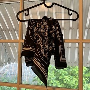 Silk head scarf
